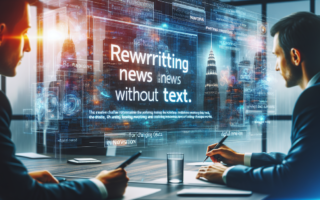 alt_text: Tantangan kreatif menulis ulang berita tanpa teks, berfokus pada inovasi digital.