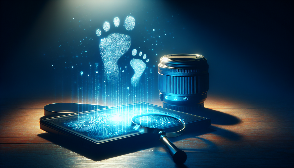 alt_text: "Ilustrasi jejak digital yang hilang dalam misteri teknologi Contact Missing."