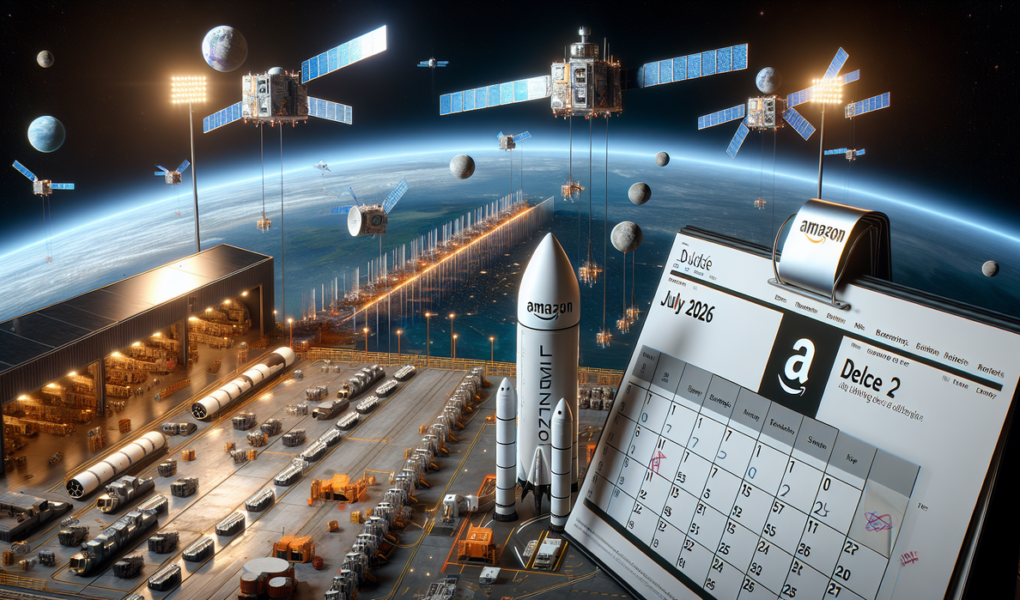 alt_text: Amazon bersaing dengan Starlink dalam peluncuran satelit LEO untuk internet global.