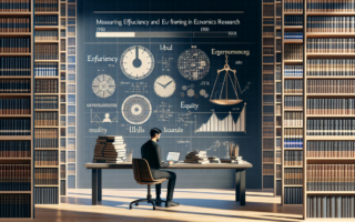 alt_text: Infografis tentang prioritas dalam ekonomi: Efisiensi vs Keadilan, siapa yang diutamakan?