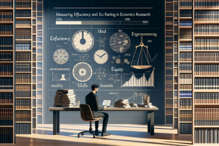 alt_text: Infografis tentang prioritas dalam ekonomi: Efisiensi vs Keadilan, siapa yang diutamakan?