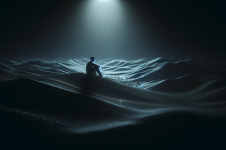 Alt_text: Ilustrasi "Jejak Sunyi John (Jack) Paul Brown" dengan nuansa misteri dan kesunyian.