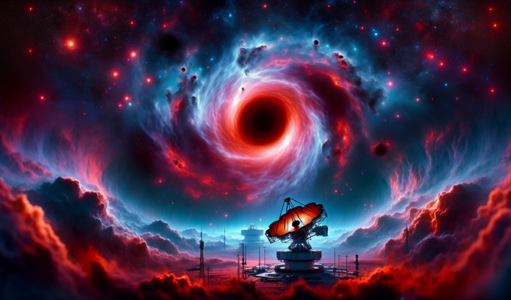 alt_text: Gambar JWST memperlihatkan titik merah misterius, menandai lompatan besar dalam ilmu astronomi.