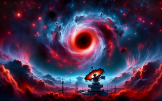 alt_text: Gambar JWST memperlihatkan titik merah misterius, menandai lompatan besar dalam ilmu astronomi.