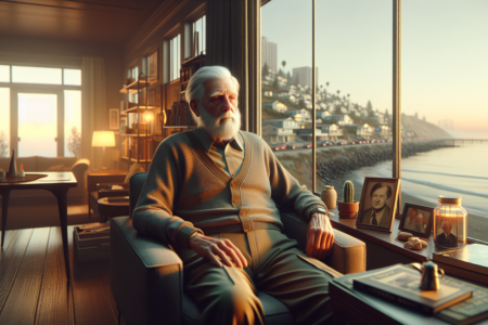 alt_text: Jalan setapak berumput mengarah ke hutan dengan pepohonan tinggi di sekelilingnya.