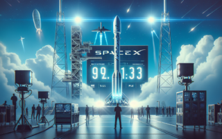 alt_text: Laporan misi Falcon 9, menggambarkan kebangkitan teknologi peluncuran luar angkasa.