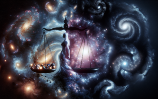 alt_text: Membingkai Kosmos: Eksplorasi kosmologi dan struktur alam semesta dalam bentuk visual.