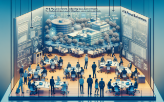 alt_text: Robot membaca koran di kafe, menggambarkan AI yang memahami dunia nyata.