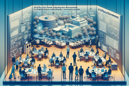 alt_text: Robot membaca koran di kafe, menggambarkan AI yang memahami dunia nyata.