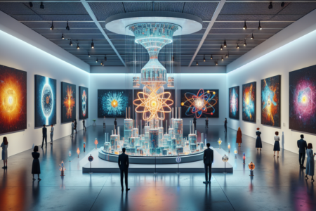 alt_text: Pameran seni tentang dampak nuklir dan harapan baru untuk para korban Downwinders.