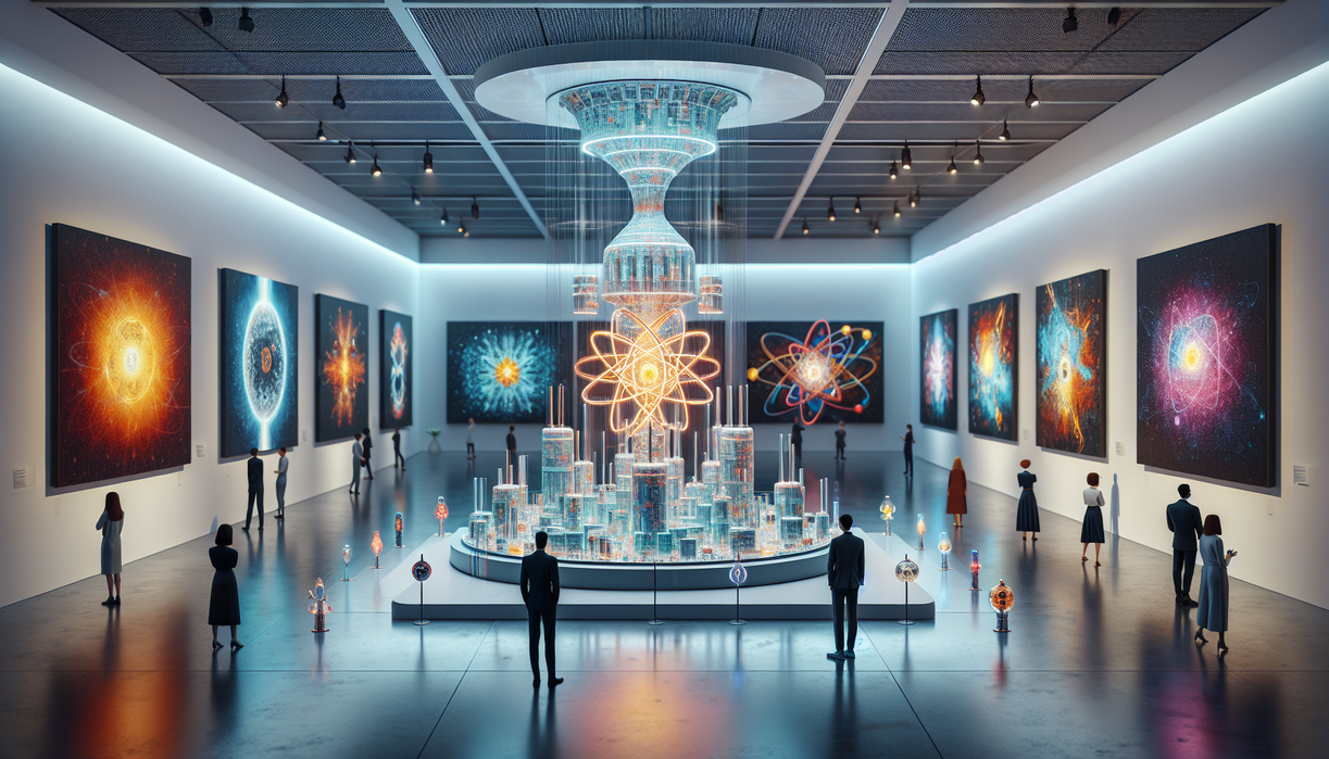 alt_text: Pameran seni tentang dampak nuklir dan harapan baru untuk para korban Downwinders.