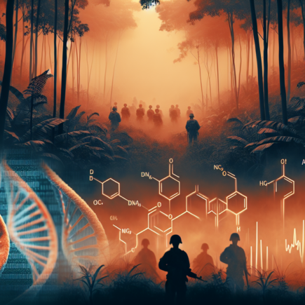 alt_text: Ilustrasi dampak Agent Orange; beracun dan meningkatkan risiko kanker darah.