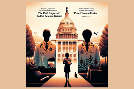 "alt_text": "Penelitian terhenti akibat pemotongan dana, dampaknya terasa di lab-lab penelitian."