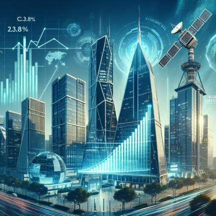 alt_text: Grafik pertumbuhan pesat bisnis citra satelit komersial global.