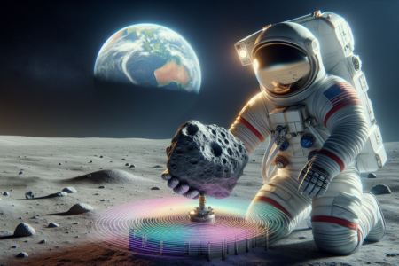 alt_text: Ilustrasi medan magnet bulan, mempelajari rahasianya, memberi wawasan bagi ilmu astronomi.