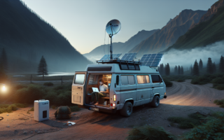 alt_text: Starlink Mini: Canggih, internet satelit portabel, menghubungkan dunia di ujung jari.