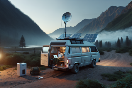 alt_text: Starlink Mini: Canggih, internet satelit portabel, menghubungkan dunia di ujung jari.