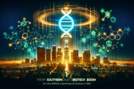 alt_text: Pusat bioteknologi berkembang pesat di California Selatan, mendorong inovasi dan penelitian.