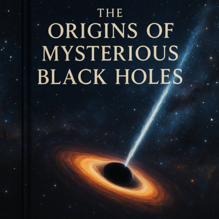 alt_text: Ilustrasi lubang hitam misterius di angkasa, mengisap cahaya dan bintang di sekitarnya.