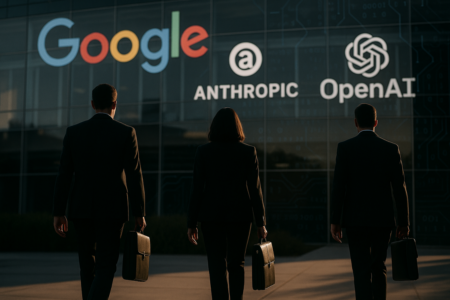 alt_text: "Eksodus talenta AI Google diulas, tantangan baru untuk sektor teknologi di Silicon UK."
