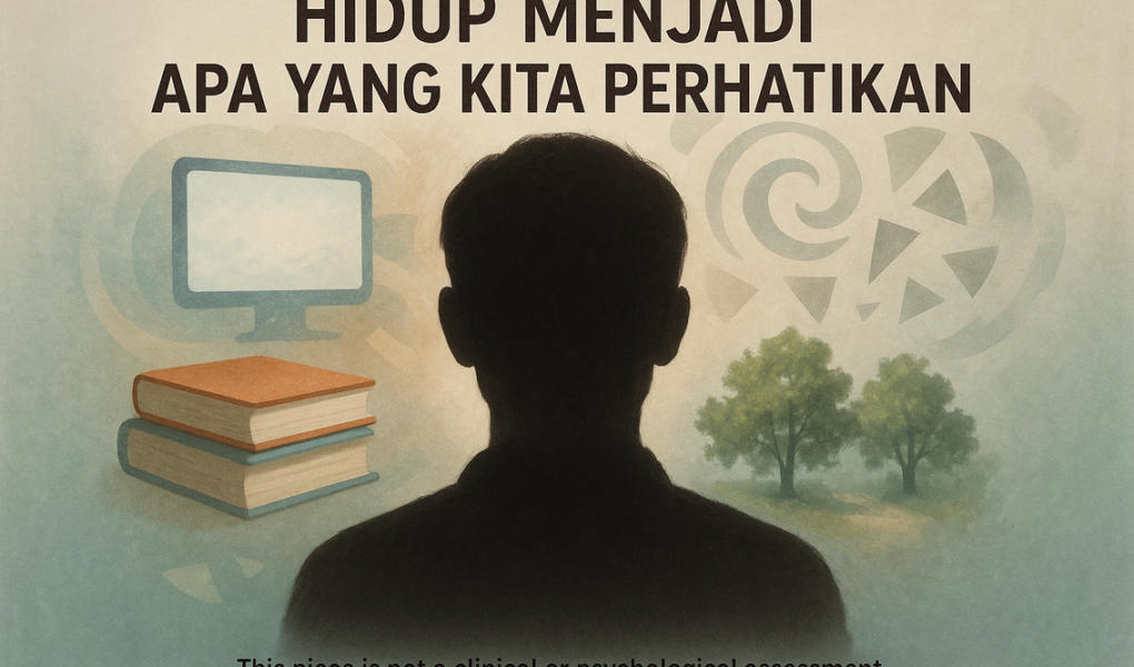 alt_text: Fokus menentukan realitas; perhatian membentuk kehidupan kita.