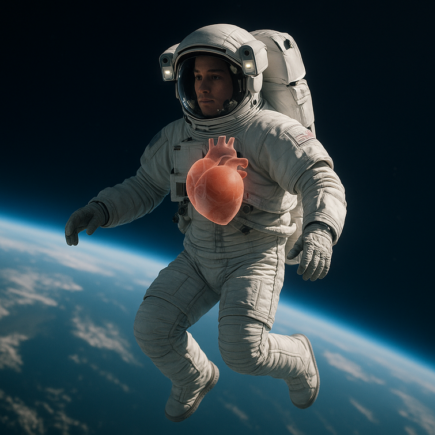 alt_text: Astronaut di luar angkasa, mengeksplorasi kosmos, mewakili batas kemampuan manusia.
