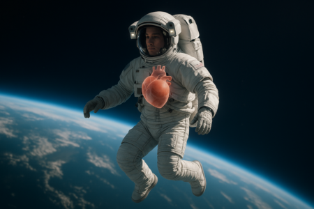 alt_text: Astronaut di luar angkasa, mengeksplorasi kosmos, mewakili batas kemampuan manusia.