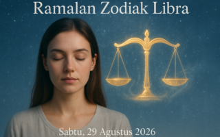 Zodiak Libra: Cinta terasa hangat dan ide kreatif mengalir tanpa henti.